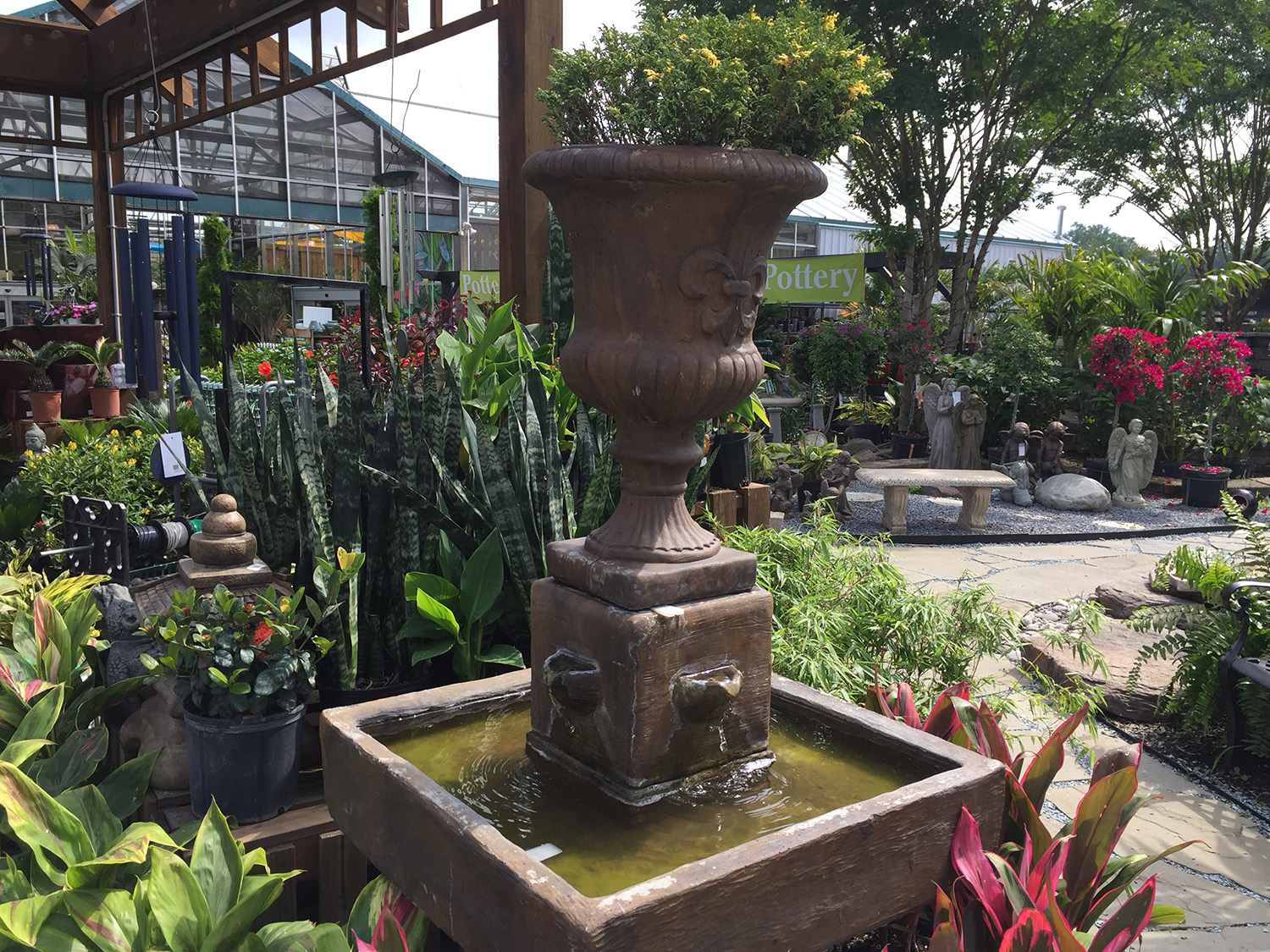Outdoor Fountains for Sale at Patuxent Nursery