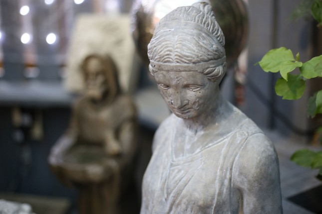 Winter Statuary at Patuxent Nursery Winter Statuary at Patuxent Nursery