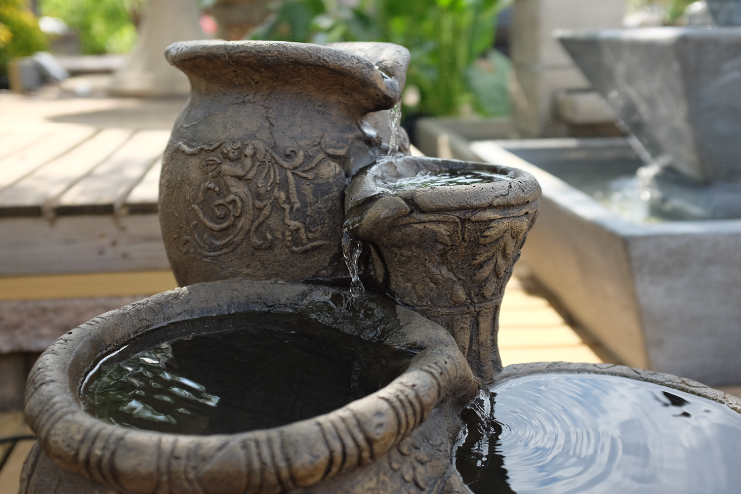 Outdoor Fountains - Landscape Fountains - Water Features - Patuxent Nursery, Bowie, MD