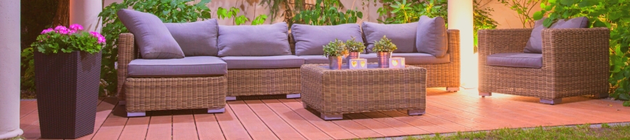 outdoor lounge set