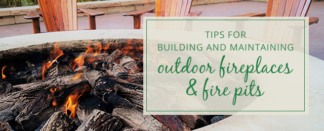 7 Tips for Outdoor Fireplaces or Fire Pits from DiSabatino Landscaping