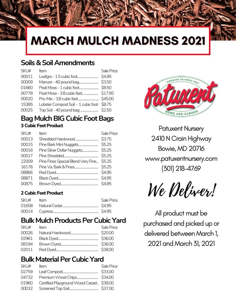 bulk mulch pricing