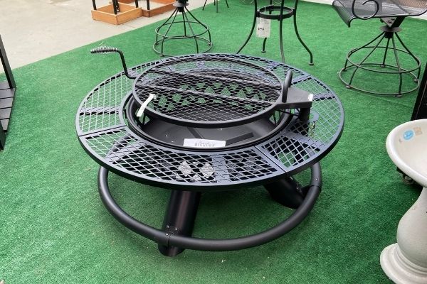 metal outdoor fire pit