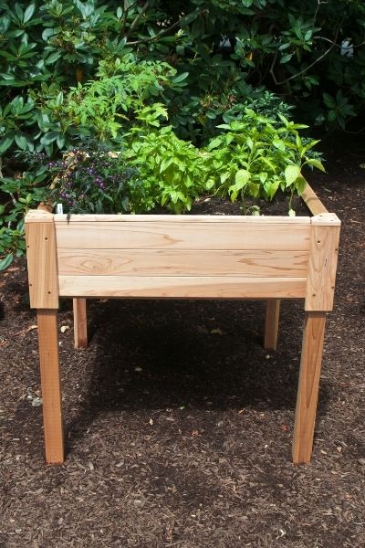 tall raised bed on legs perfect for decks and patios tall raised bed on legs perfect for decks and patios