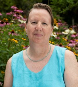 headshot of Kathy Jentz speaker for cant fail container gardens