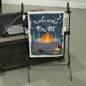 firepit and fire pit sign