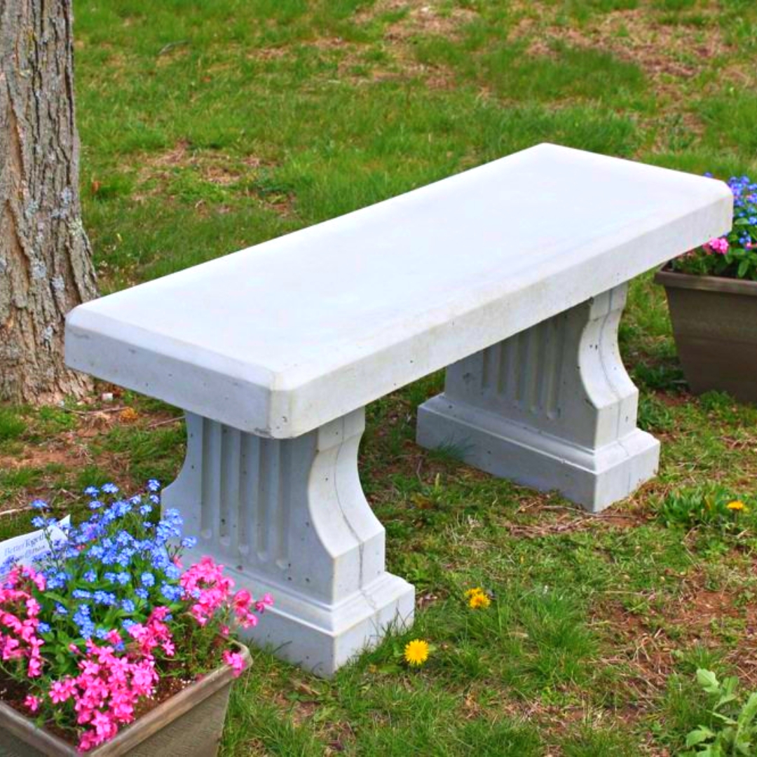 concrete bench