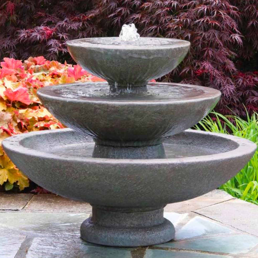 three tiered fountain