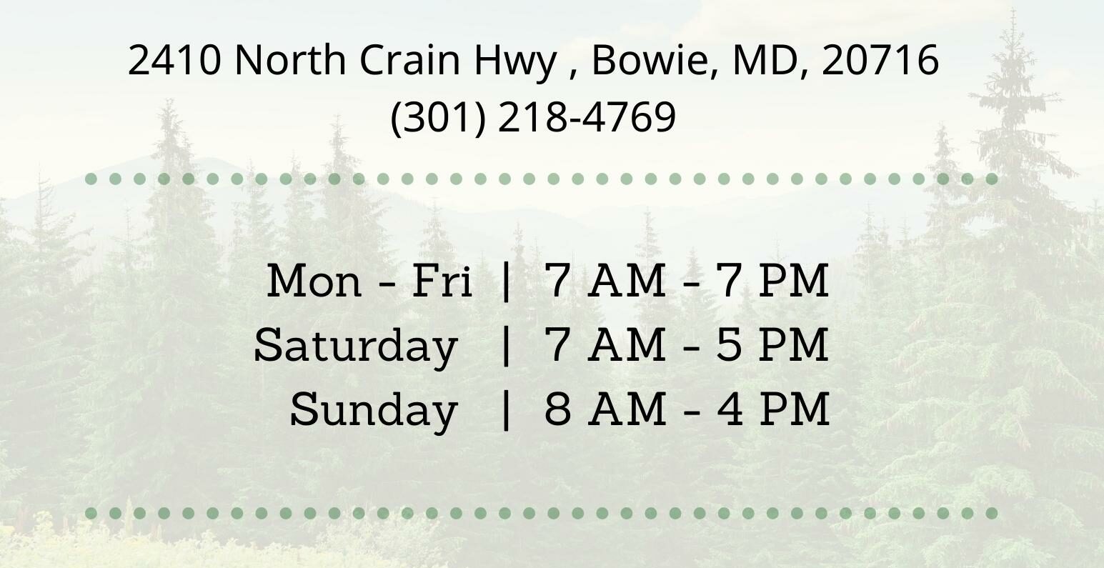 Patuxent Nursery Store Hours