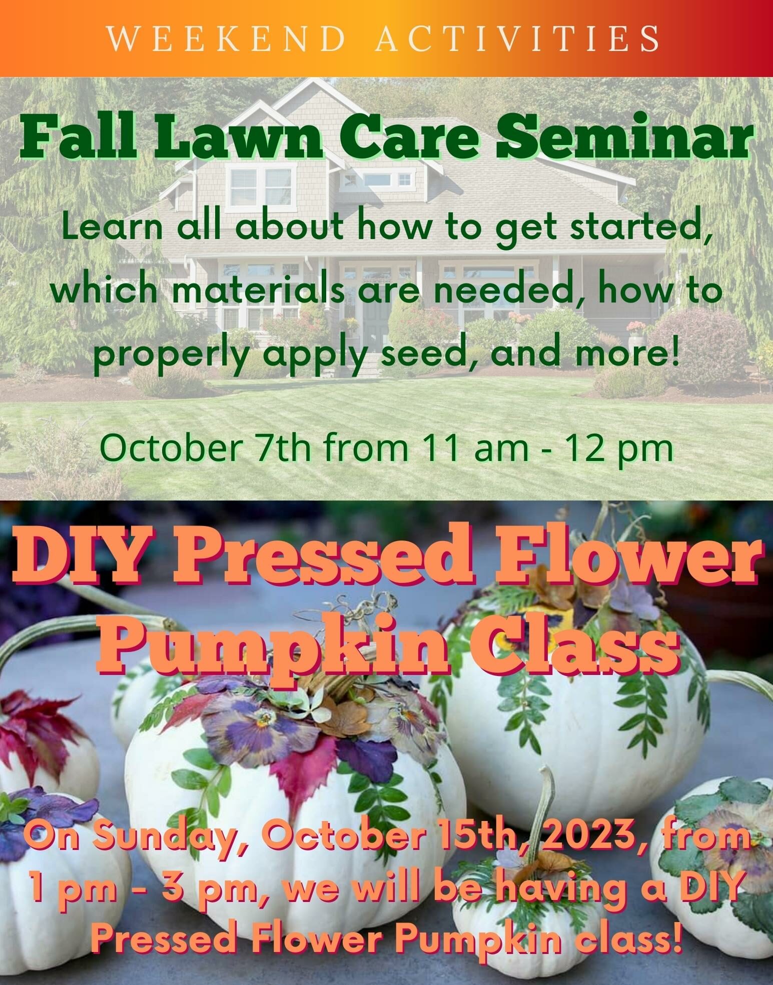 Patuxent Nursery Events