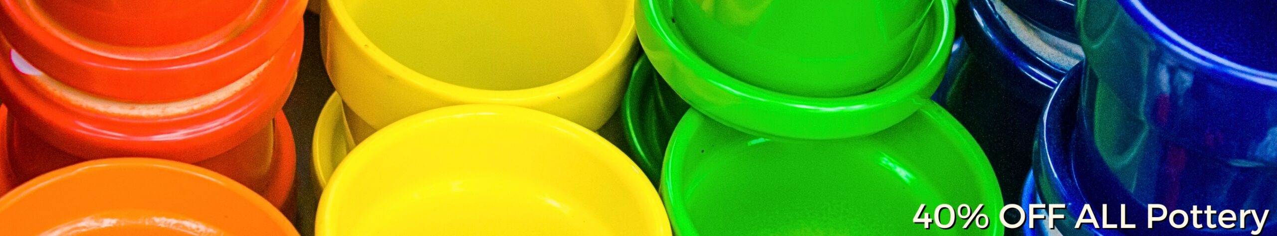 40% OFF ALL Pottery
