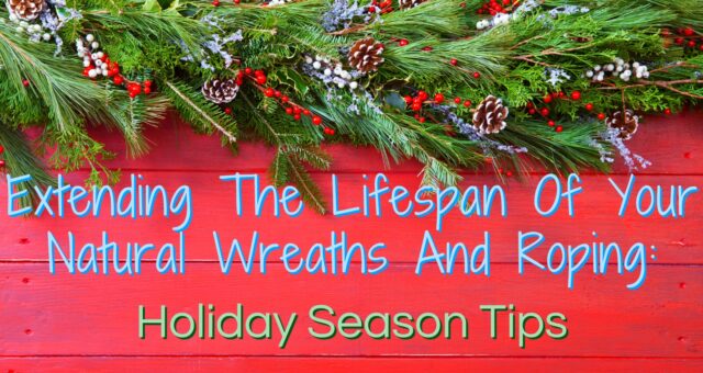 Extending the Lifespan Of Your Natural Wreaths And Roping: Holiday Season Tips