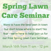 Spring Lawn Care Seminar