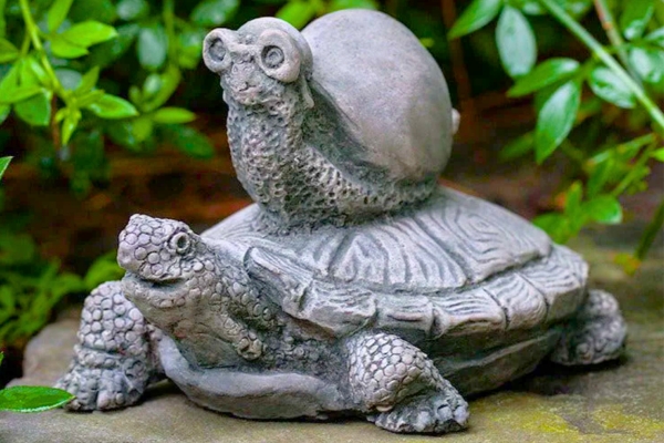 Turtle And Snail Statue