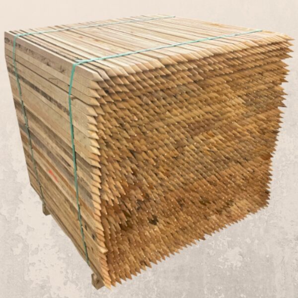 Millwood Lumber's hardwood tree stakes pallet