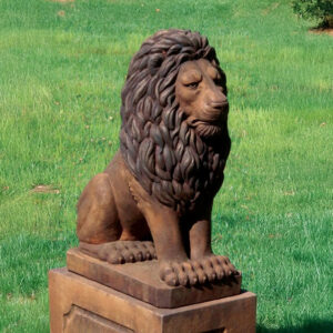 Grandessa Sitting Lion Statue