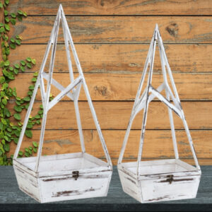 Antique White Terrarium