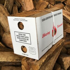 Blazing Firewood Box