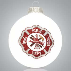 Ornament: Fireman Shield