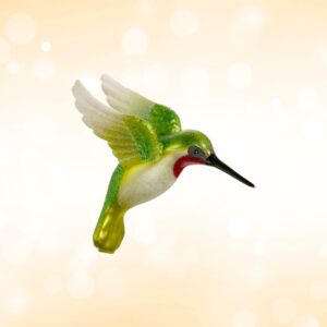 Ornament: Glittered Hummingbird