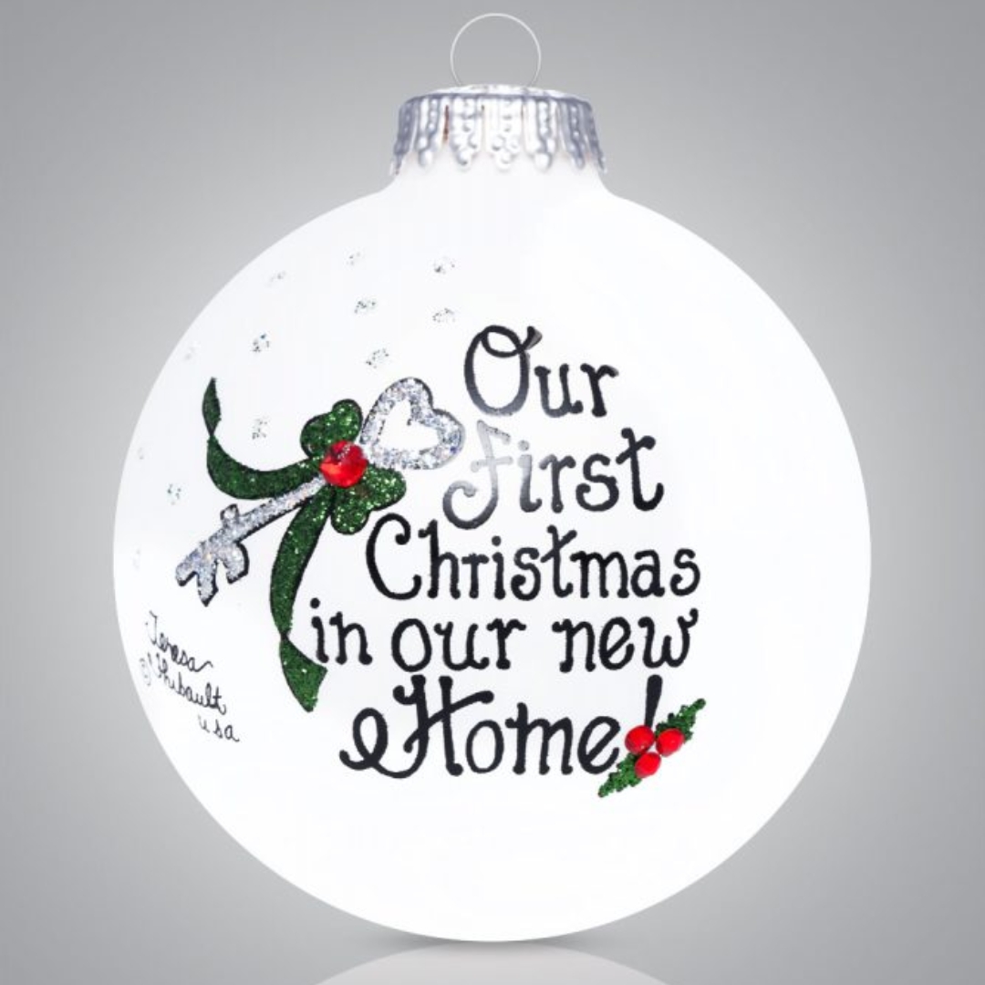 Ornament Our First New Home Key