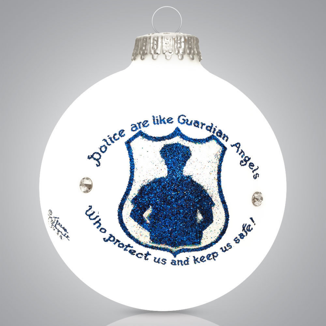 Ornament Police Guardian Angel