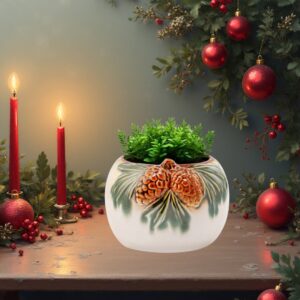 Pinecone Ball Planter