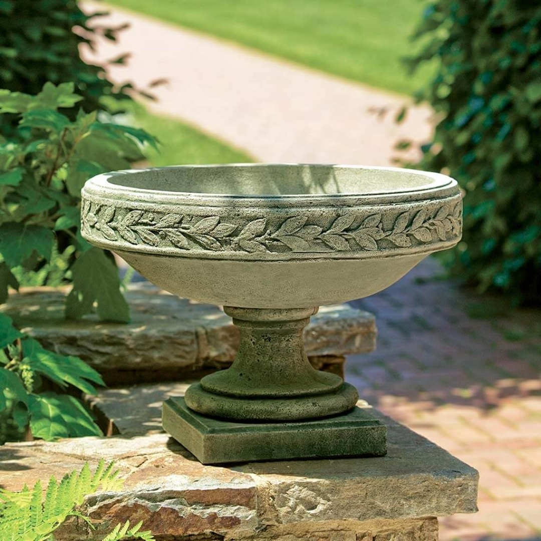Campania Longwood Laurel Banded Urn