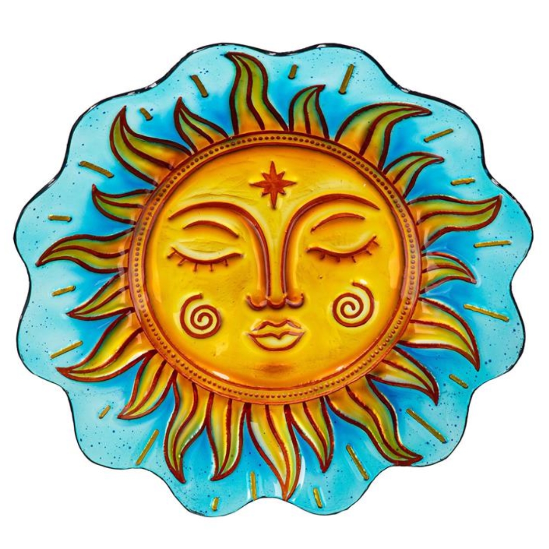 Celestial Harmony Bird Bath top view