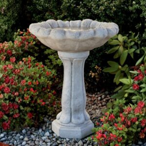 Flower Top Bird Bath