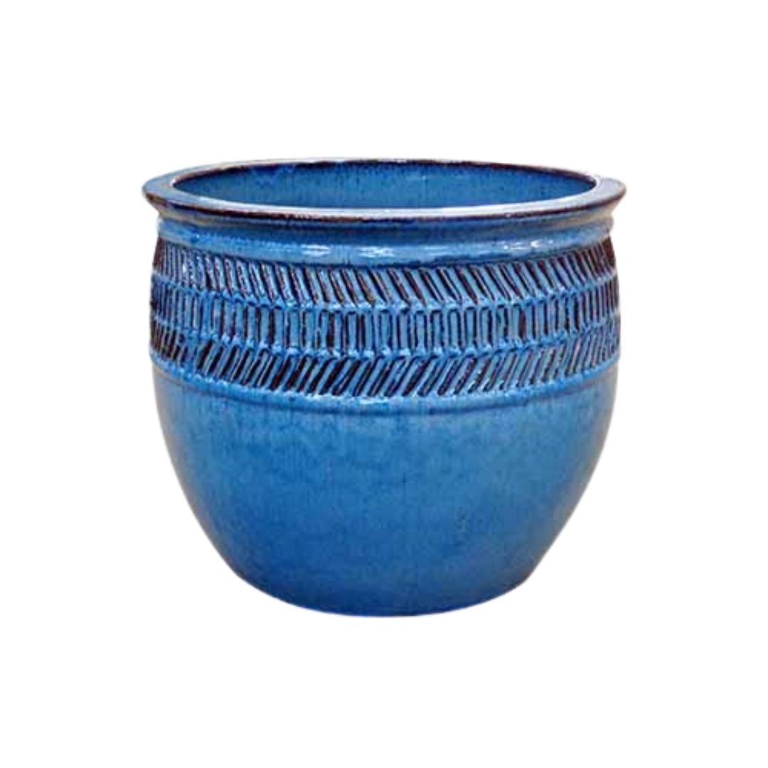 Lotus Inca Planter - Sky Blue