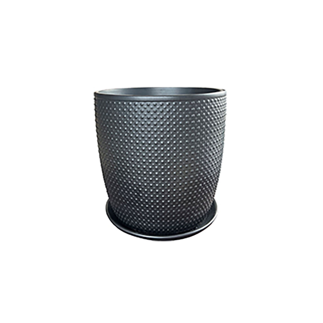 Lotus Sintra Planter - Matte Black