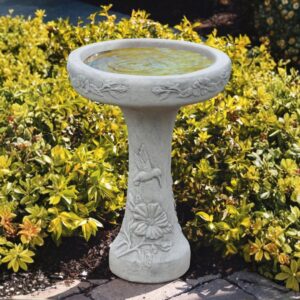 One Piece Hummingbird Bird Bath