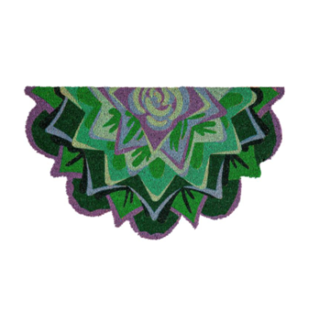 Succulent Shaped Coir Mat product image