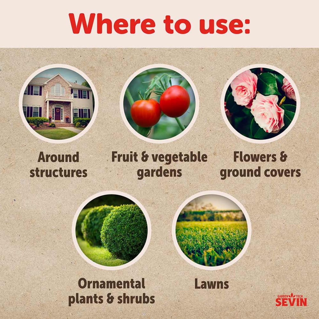 Sevin Insect Killer Hose Spray where to use